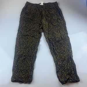 H&M Printed Cropped Pants S107-35